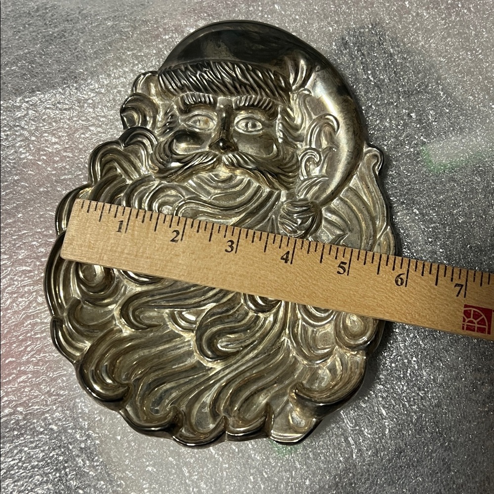 International Silver Company Santa Claus candy trinket dish - Picture 4 of 8